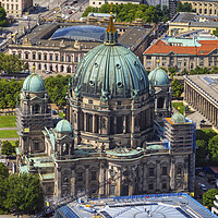 Buy canvas prints of Berlin Cathedral From Above by Artur Bogacki