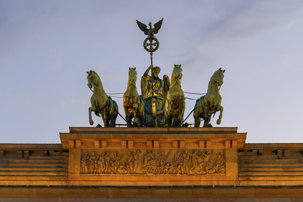 Quadriga Of The Brandenburg Gate Picture Board by Artur Bogacki
