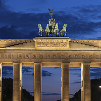 Buy canvas prints of Twilight At The Brandenburg Gate by Artur Bogacki