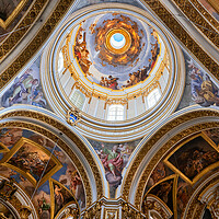 Buy canvas prints of St Paul Cathedral Interior in Mdina, Malta by Artur Bogacki