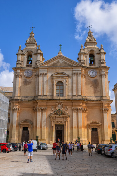 Cathedral of Saint Paul in Mdina in Malta Picture Board by Artur Bogacki