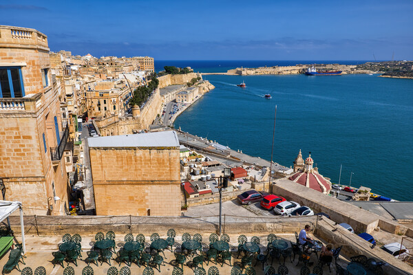 Valletta City And Grand Harbour In Malta Picture Board by Artur Bogacki