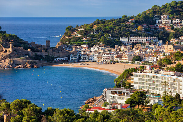 Town of Tossa de Mar on Costa Brava in Spain Picture Board by Artur Bogacki