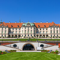 Buy canvas prints of Royal Castle And Garden In Warsaw by Artur Bogacki