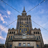 Buy canvas prints of Palace of Culture and Science in Warsaw by Artur Bogacki