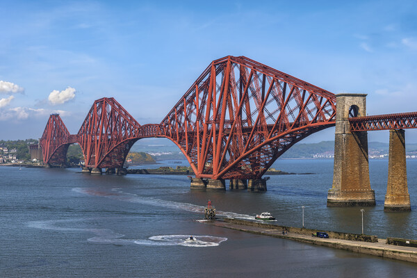 The Forth Bridge In Scotland Picture Board by Artur Bogacki