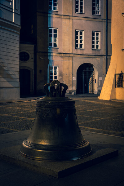 Wishing Bell In Old Town of Warsaw In Poland Picture Board by Artur Bogacki