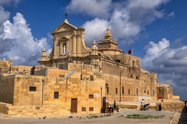 Cittadella of Victoria Cathedral in Gozo, Malta Picture Board by Artur Bogacki
