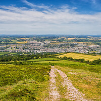 Buy canvas prints of Country Tipperary Landscape And Clonmel Town in Ireland by Artur Bogacki