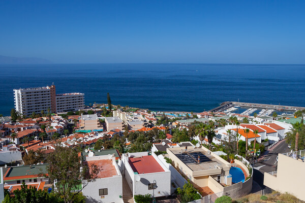 Los Gigantes Town In Tenerife Picture Board by Artur Bogacki
