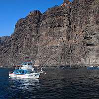Buy canvas prints of Boat Trip at Los Gigantes in Tenerife by Artur Bogacki