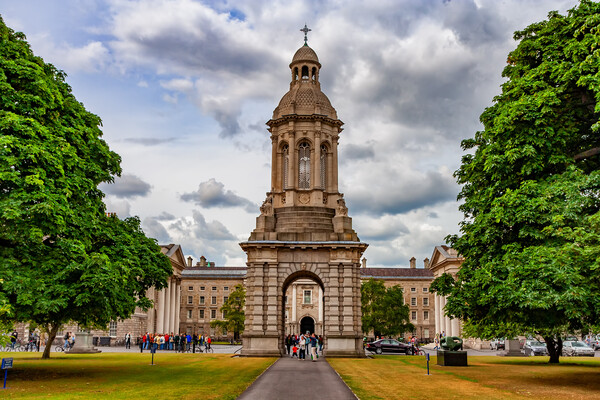 Trinity College in Dublin, Ireland Picture Board by Artur Bogacki