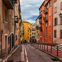 Buy canvas prints of Old Town of Nice in France by Artur Bogacki