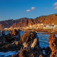 Buy canvas prints of Tenerife Island Coastline at Sunset in Spain by Artur Bogacki