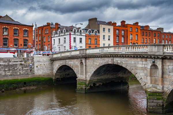 Mellows Bridge on River Liffey in Dublin Picture Board by Artur Bogacki