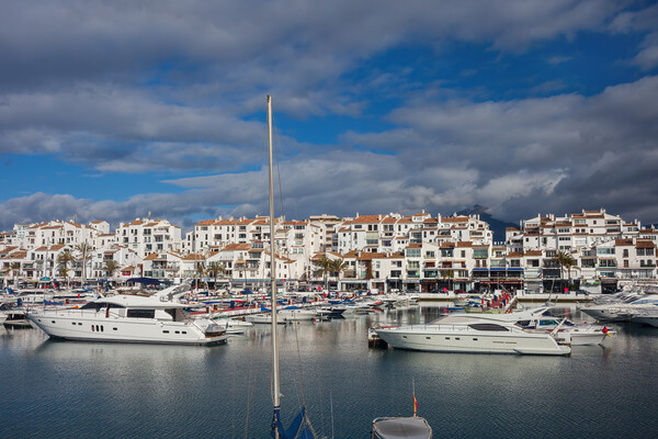 Puerto Banus Marina on Costa del Sol in Spain Picture Board by Artur Bogacki