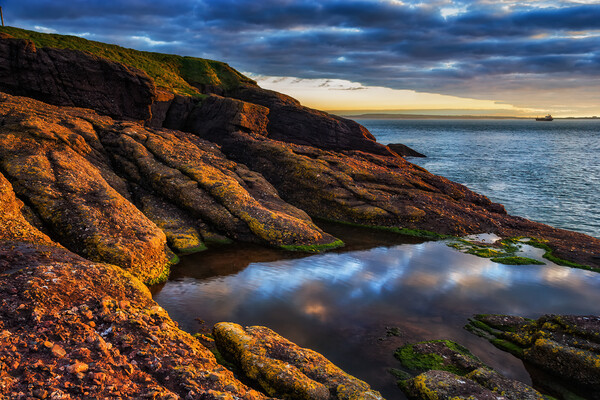 Irish Coast of Celtic Sea at Sunrise Picture Board by Artur Bogacki