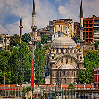 Buy canvas prints of Nusretiye Mosque in Istanbul by Artur Bogacki