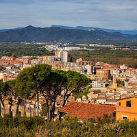 Buy canvas prints of View Above Girona City by Artur Bogacki