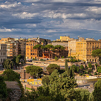 Buy canvas prints of City of Rome at Sunset in Italy by Artur Bogacki