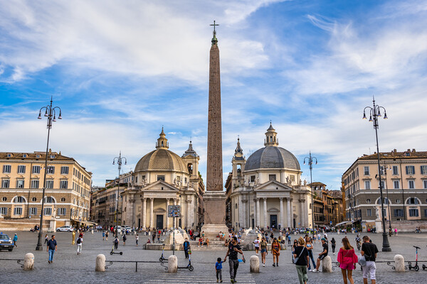 Piazza del Popolo Square in Rome Picture Board by Artur Bogacki