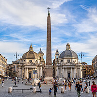 Buy canvas prints of Piazza del Popolo Square in Rome by Artur Bogacki