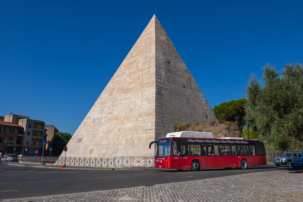 Pyramid of Cestius in Rome Picture Board by Artur Bogacki