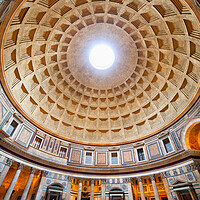 Buy canvas prints of Pantheon Interior in Rome by Artur Bogacki