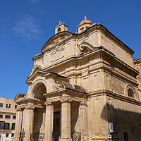 Buy canvas prints of Church of Saint Catherine of Italy in Malta by Artur Bogacki