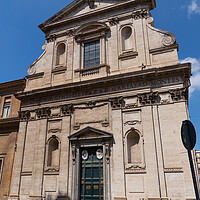 Buy canvas prints of Santa Maria ai Monti Church in Rome by Artur Bogacki