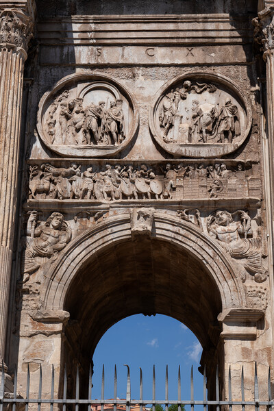 Arch of Constantine Details Picture Board by Artur Bogacki
