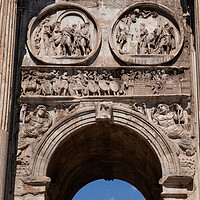 Buy canvas prints of Arch of Constantine Details by Artur Bogacki