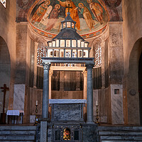 Buy canvas prints of Basilica of San Giorgio in Velabro Altar by Artur Bogacki