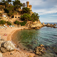 Buy canvas prints of Lloret de Mar on Costa Brava in Spain by Artur Bogacki