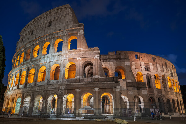 Colosseum at Night in Rome Picture Board by Artur Bogacki