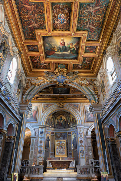 Basilica of St. Bartholomew on the Island in Rome Picture Board by Artur Bogacki