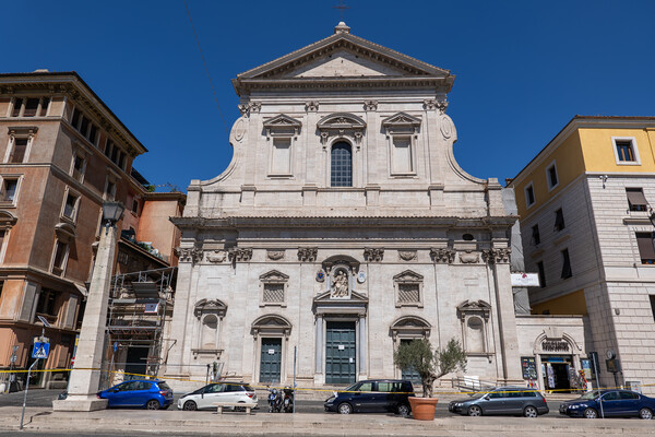 Church of Santa Maria in Traspontina in Rome Picture Board by Artur Bogacki