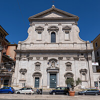 Buy canvas prints of Church of Santa Maria in Traspontina in Rome by Artur Bogacki