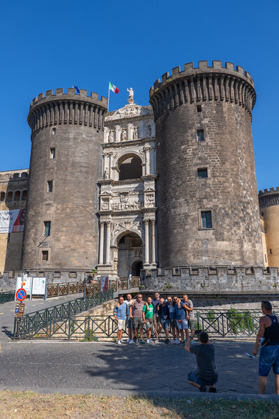 Castel Nuovo In Naples, Italy Picture Board by Artur Bogacki