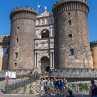 Buy canvas prints of Castel Nuovo In Naples, Italy by Artur Bogacki