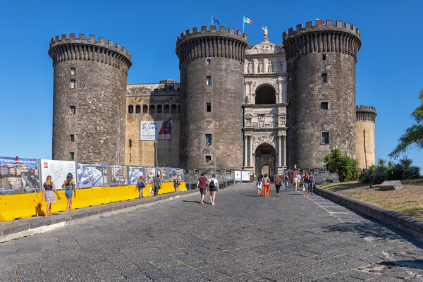 Castel Nuovo In Naples Picture Board by Artur Bogacki