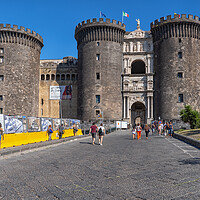 Buy canvas prints of Castel Nuovo In Naples by Artur Bogacki