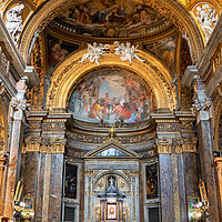 Buy canvas prints of High Altar in San Silvestro in Capite Church by Artur Bogacki