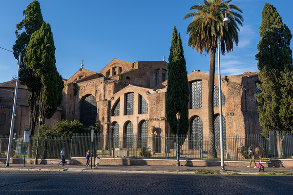 Basilica of St. Mary of Angels and Martyrs in Rome Picture Board by Artur Bogacki