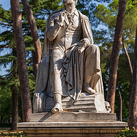 Buy canvas prints of Statue of Poet Lord Byron by Artur Bogacki
