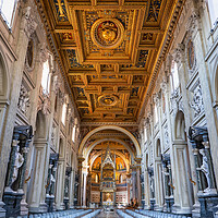 Buy canvas prints of Basilica di San Giovanni in Laterano Interior by Artur Bogacki