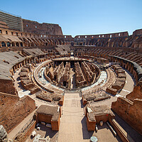 Buy canvas prints of Colosseum Interior In Rome by Artur Bogacki