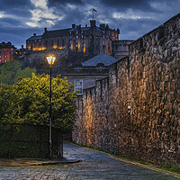 Buy canvas prints of Telfer Wall And Edinburgh Castle by Artur Bogacki