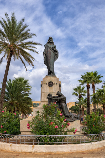 Christ the King Monument in Malta Picture Board by Artur Bogacki