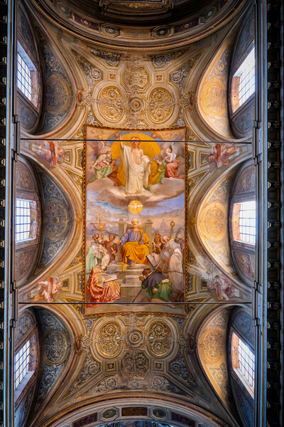 Church of San Rocco Vault in Rome Picture Board by Artur Bogacki